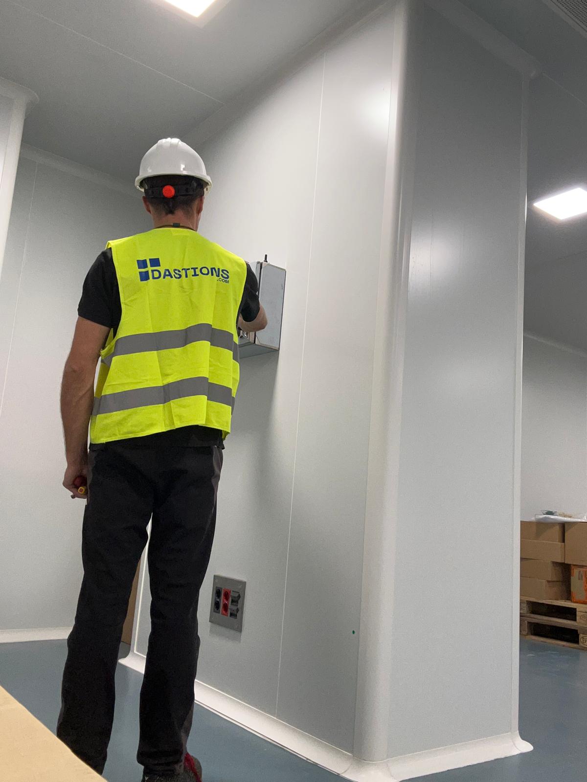 Terminal de control de planta conectado al ERP por Dastions