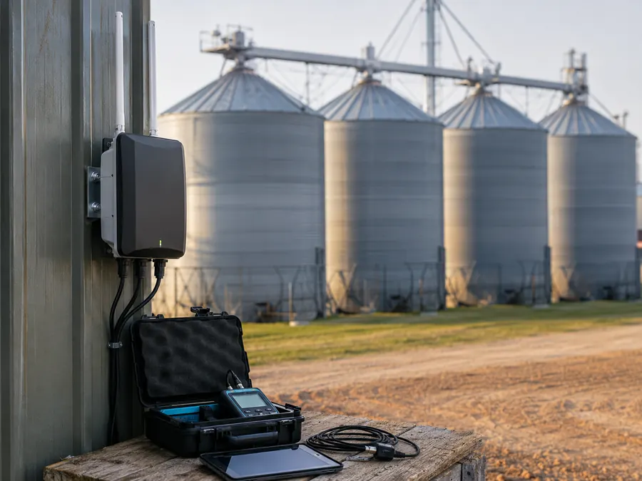 Silos industriales monitorizados de forma remota con Silos 360